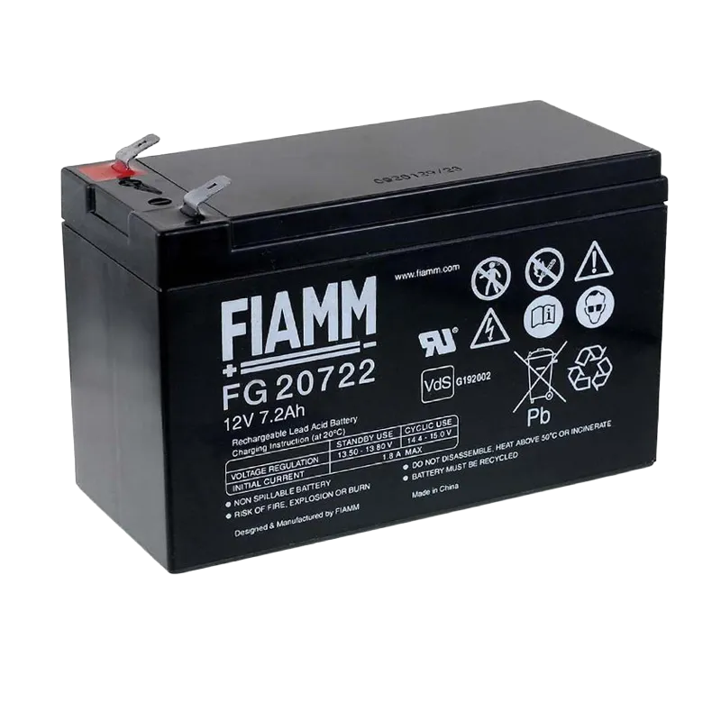 Batteri Fiamm FG 12V/7.2Ah
